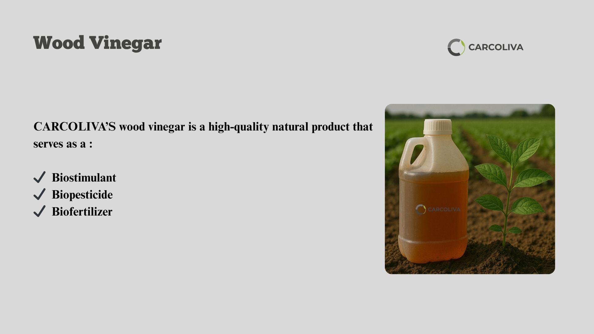 Wood vinegar